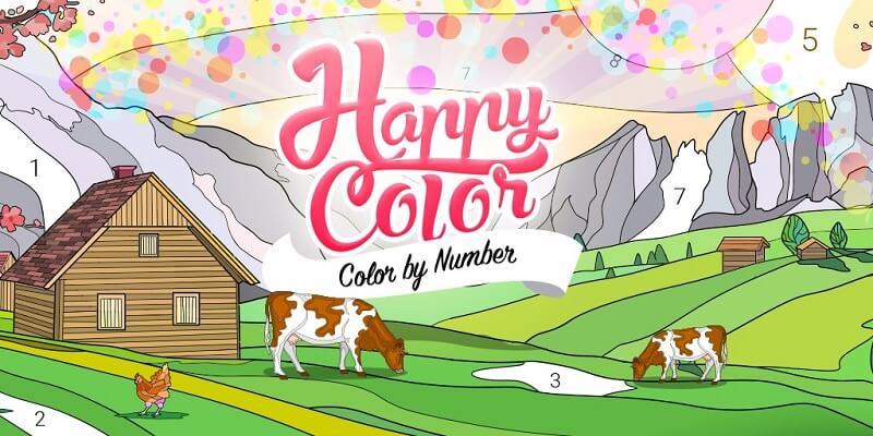 Happy color – Trò chơi tô màu thú vị nhất hiện nay
